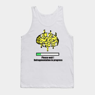 Defragmentation In Progress Tank Top